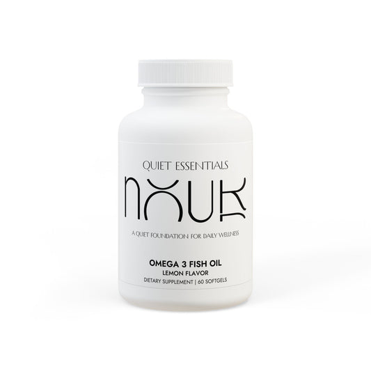Nour Quiet Essentials | Omega 3 Fish Oil Supplement (60 Softgels)
